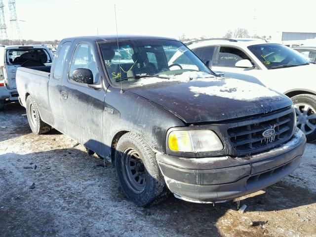 1FTZX1725XNA55606 - 1999 FORD F150 BLACK photo 1