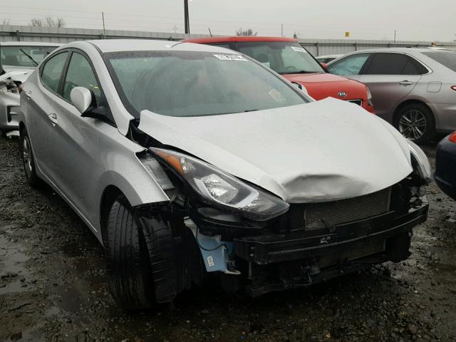 5NPDH4AE1GH679382 - 2016 HYUNDAI ELANTRA SE SILVER photo 1