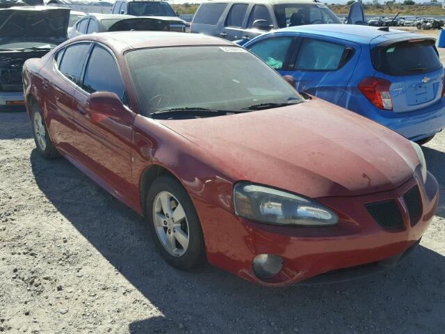 2G2WP552281121842 - 2008 PONTIAC GRAND PRIX RED photo 1
