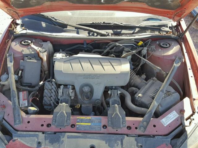 2G2WP552281121842 - 2008 PONTIAC GRAND PRIX RED photo 7