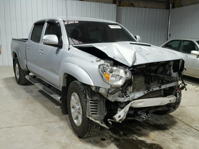 3TMMU4FN1CM047653 - 2012 TOYOTA TACOMA DOU SILVER photo 1