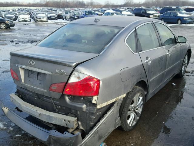 JNKAY01FX8M654202 - 2008 INFINITI M35 BASE BEIGE photo 4