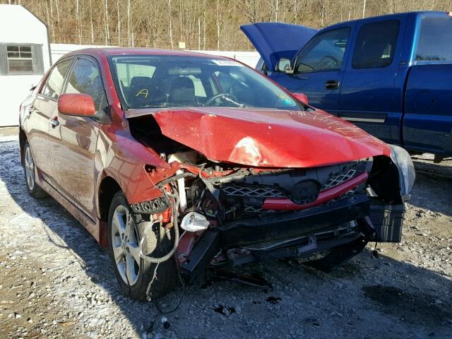 5YFBU4EEXDP176428 - 2013 TOYOTA COROLLA BA RED photo 1