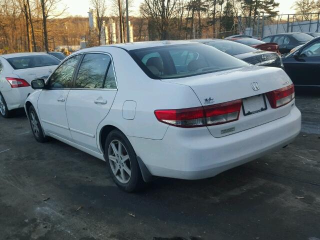 1HGCM66594A002841 - 2004 HONDA ACCORD EX WHITE photo 3