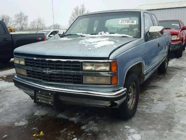 2GCEC19H7N1212577 - 1992 CHEVROLET GMT-400 C1 BLUE photo 2