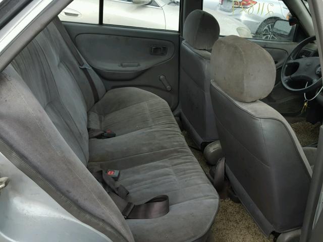 1N4EB31P7RC799838 - 1994 NISSAN SENTRA E SILVER photo 6