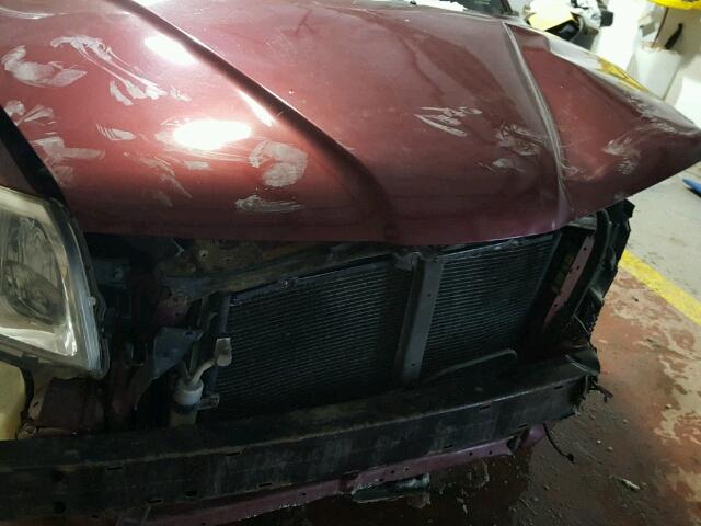 4A4MN21SX5E073183 - 2005 MITSUBISHI ENDEAVOR L MAROON photo 9