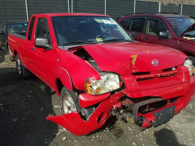 1N6DD26T24C456702 - 2004 NISSAN FRONTIER K RED photo 1