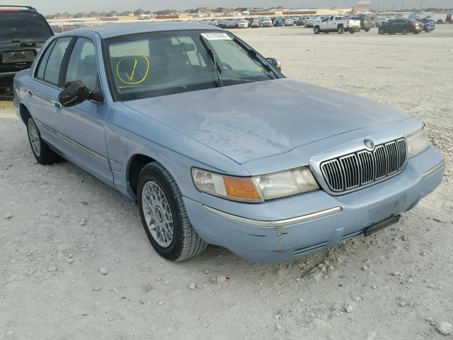 2MEFM74W5WX627050 - 1998 MERCURY GRAND MARQ BLUE photo 1