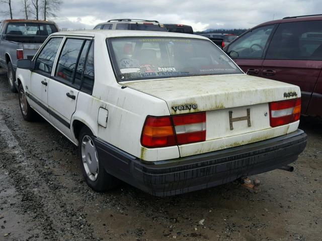 YV1JS8832NA085141 - 1992 VOLVO 940 BASE WHITE photo 3