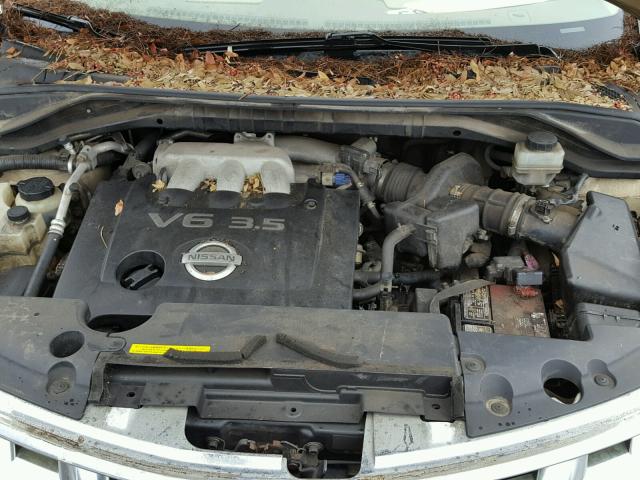 JN8AZ08W35W412621 - 2005 NISSAN MURANO SL GOLD photo 7