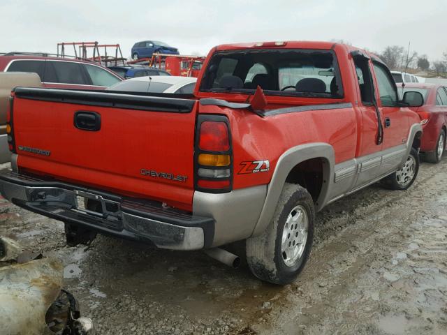 2GCEK19TX11399797 - 2001 CHEVROLET SILVERADO RED photo 4