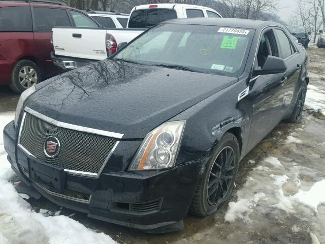 1G6DF577280175817 - 2008 CADILLAC CTS BLACK photo 2