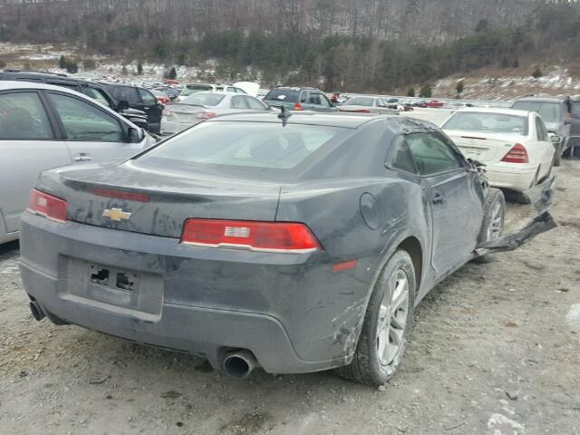 2G1FA1E32E9238986 - 2014 CHEVROLET CAMARO LS GRAY photo 4