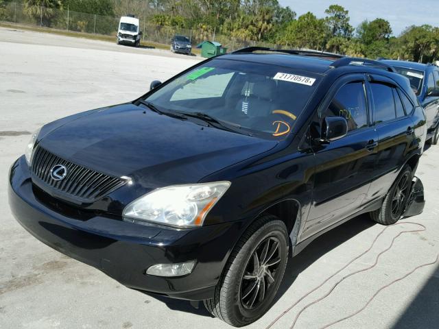 2T2HA31U56C089481 - 2006 LEXUS RX 330 BLACK photo 2