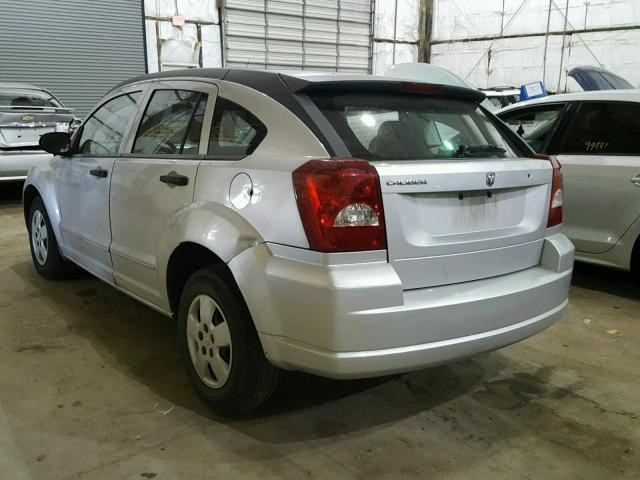 1B3HB28B18D582985 - 2008 DODGE CALIBER SILVER photo 3