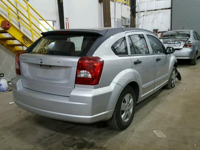 1B3HB28B18D582985 - 2008 DODGE CALIBER SILVER photo 4