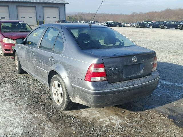 3VWSR69M45M017182 - 2005 VOLKSWAGEN JETTA GRAY photo 3