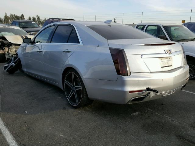 1G6AP5SX2F0139002 - 2015 CADILLAC CTS SILVER photo 3