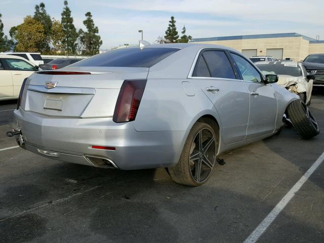 1G6AP5SX2F0139002 - 2015 CADILLAC CTS SILVER photo 4