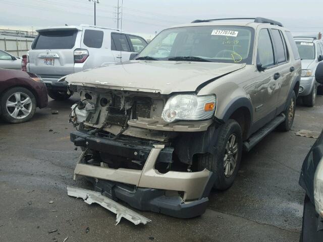 1FMEU73E36UB47792 - 2006 FORD EXPLORER X TAN photo 2