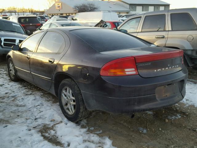 2B3HD46RX4H601066 - 2004 DODGE INTREPID S PURPLE photo 3