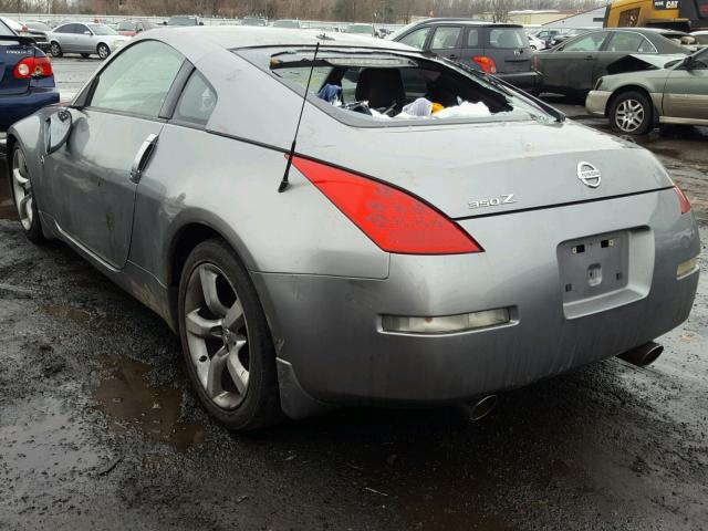 JN1AZ34D36M304419 - 2006 NISSAN 350Z COUPE SILVER photo 3