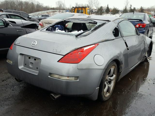 JN1AZ34D36M304419 - 2006 NISSAN 350Z COUPE SILVER photo 4