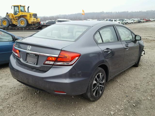 19XFB2F84DE007284 - 2013 HONDA CIVIC EX GRAY photo 4