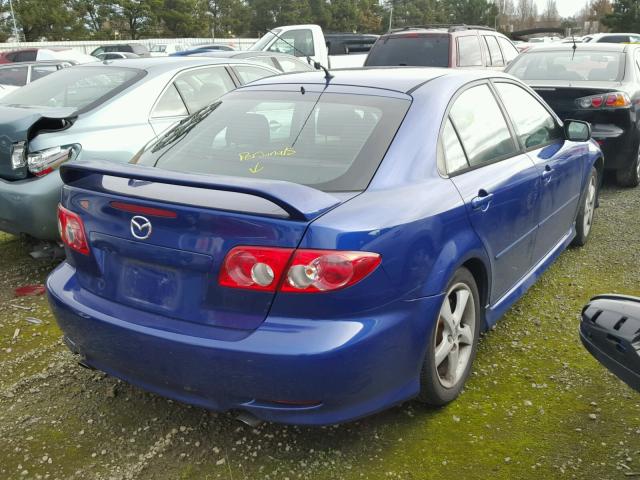 1YVHP84C655M04457 - 2005 MAZDA 6 I BLUE photo 4