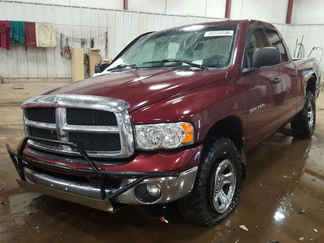 1D7HU18NX3S195066 - 2003 DODGE RAM 1500 S MAROON photo 2