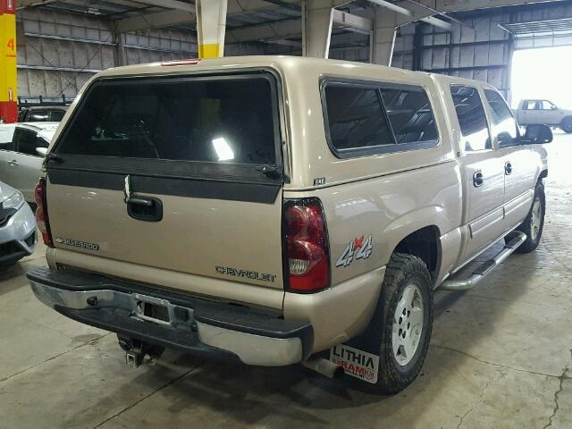 2GCEK13T851167617 - 2005 CHEVROLET SILVERADO TAN photo 4