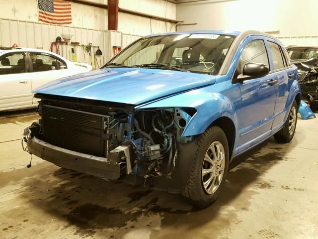 1B3HB28B88D674207 - 2008 DODGE CALIBER BLUE photo 2