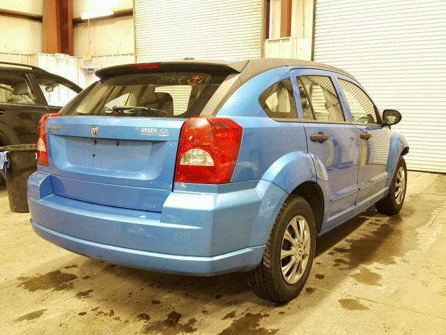 1B3HB28B88D674207 - 2008 DODGE CALIBER BLUE photo 4