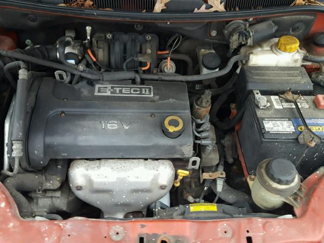 KL1TD66687B736478 - 2007 CHEVROLET AVEO BASE Qırmızı foto 7