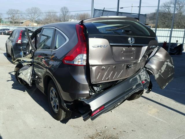 2HKRM4H36EH673449 - 2014 HONDA CR-V LX BURN photo 3