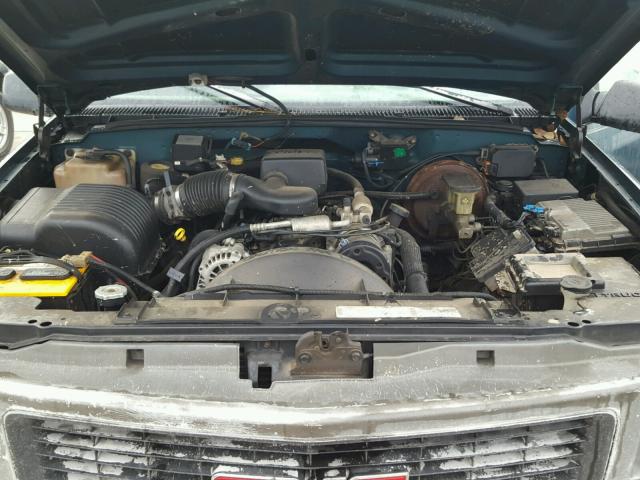 1GTEK19M6TE540438 - 1996 GMC SIERRA K15 GREEN photo 7