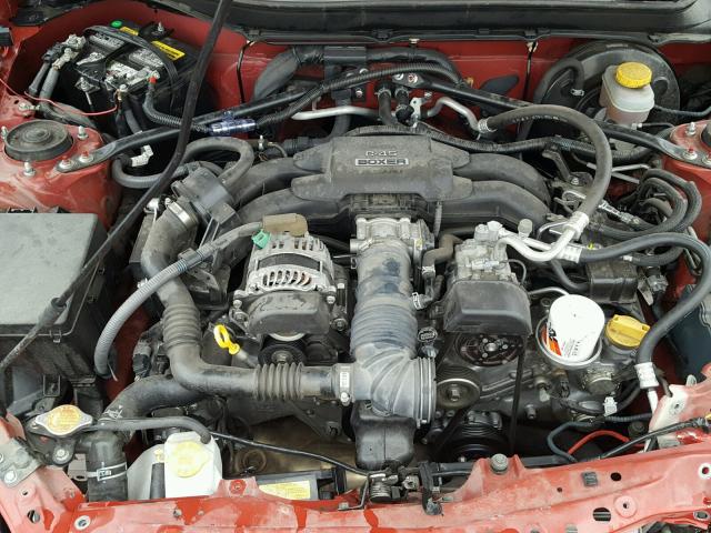 JF1ZNAA10D2713695 - 2013 TOYOTA SCION FR-S წითელი ფოტო 7