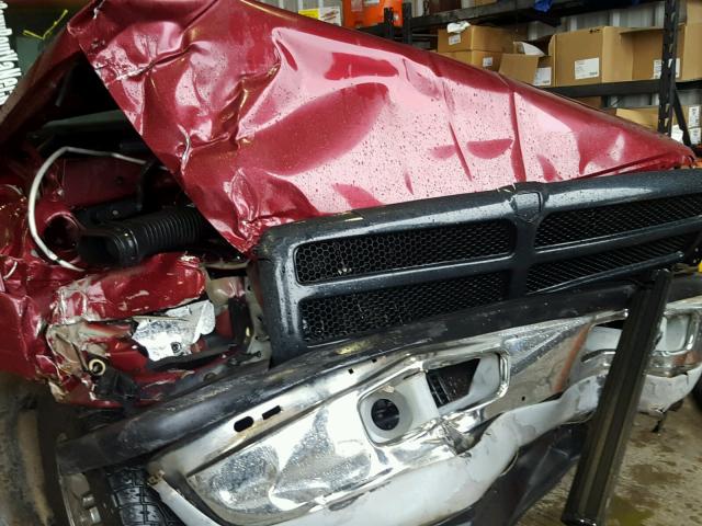 1B7HC16Y8RS728633 - 1994 DODGE RAM 1500 MAROON photo 9