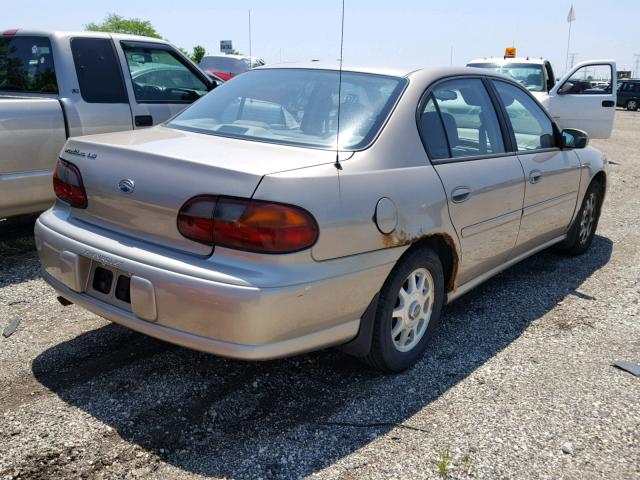 1G1NE52M0X6267336 - 1999 CHEVROLET MALIBU LS თაფლისფერი ფოტო 4