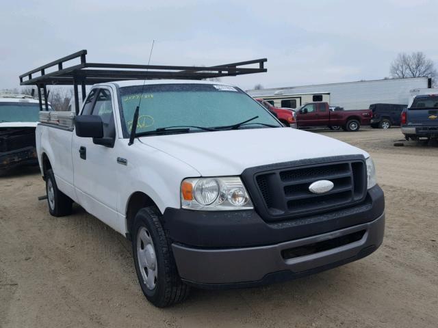 1FTRF12277NA24044 - 2007 FORD F150 WHITE photo 1