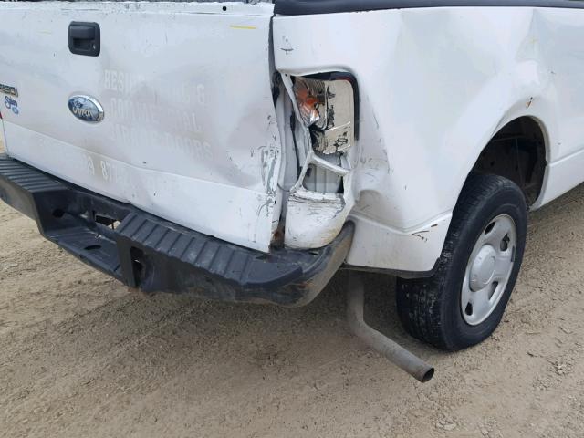 1FTRF12277NA24044 - 2007 FORD F150 WHITE photo 9