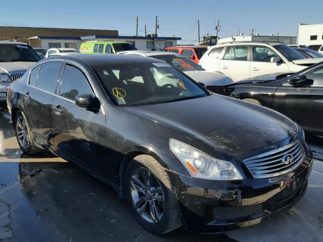 JNKBV61E37M726346 - 2007 INFINITI G35 BLACK photo 1