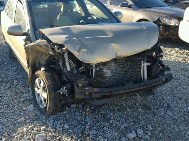 KNADH4A30A6615086 - 2010 KIA RIO LX Ոսկեգույն լուսանկար 9