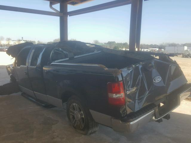 1FTPX12555NC09656 - 2005 FORD F150 BLACK photo 3