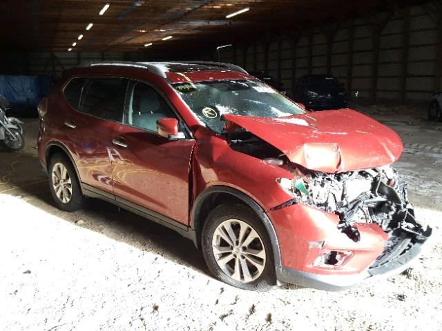 5N1AT2MV3GC770162 - 2016 NISSAN ROGUE S RED photo 1