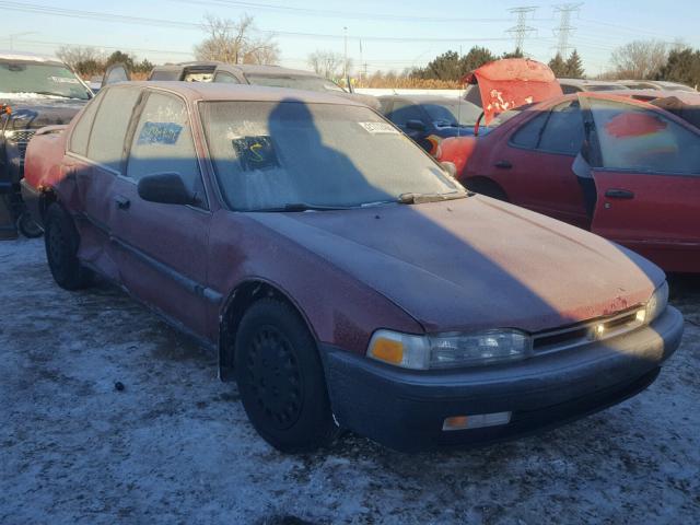 1HGCB7642MA057683 - 1991 HONDA ACCORD DX MAROON photo 1