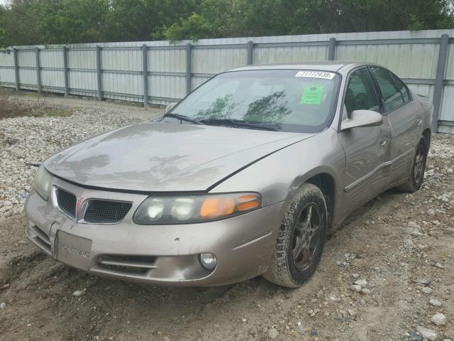 1G2HX54KX24234282 - 2002 PONTIAC BONNEVILLE BEIGE photo 2