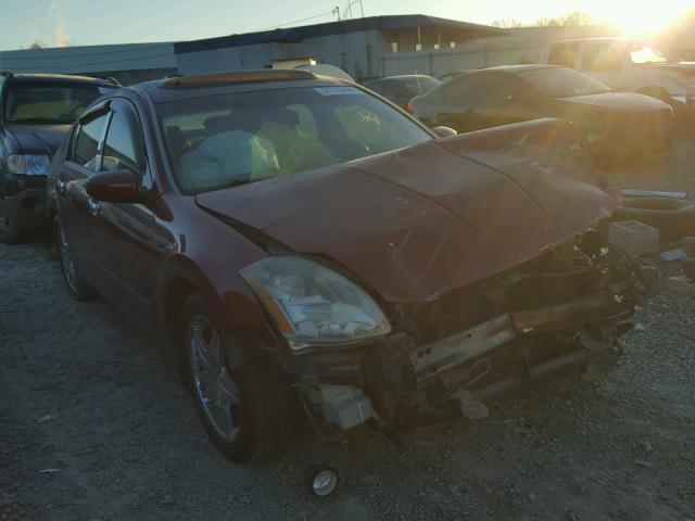 1N4BA41E54C811696 - 2004 NISSAN MAXIMA SE RED photo 1