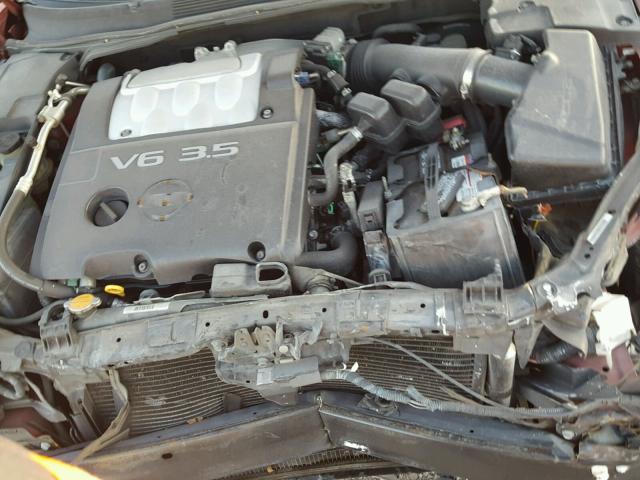 1N4BA41E54C811696 - 2004 NISSAN MAXIMA SE RED photo 7